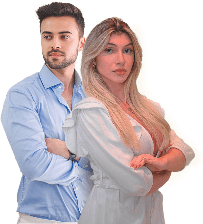 Dr. Gabriel e Dra. Luiza. Especialistas em harmonização